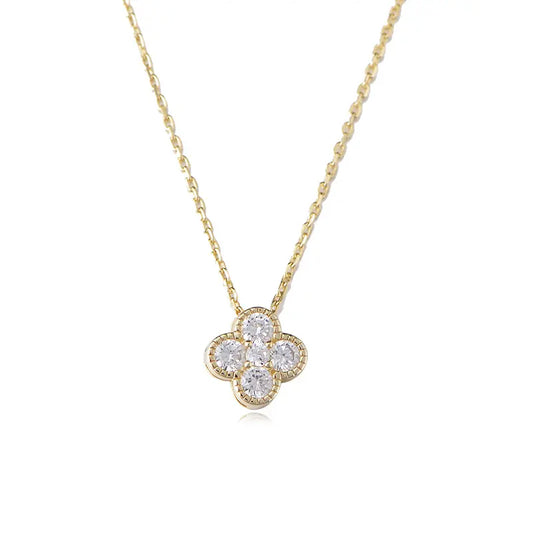 Quatrefoil Pendant Necklace