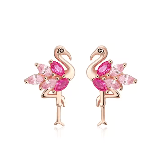 Flamingo Stud Earrings