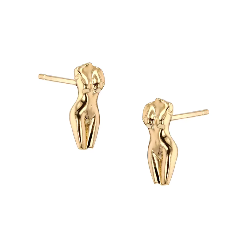 Naked Lady Stud Earrings